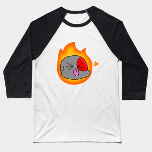 Chibi Grey with Fire Baseball T-Shirt